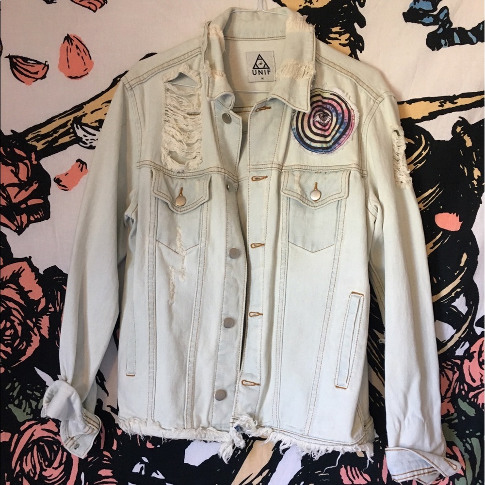 Unif gone trippin jean jacket